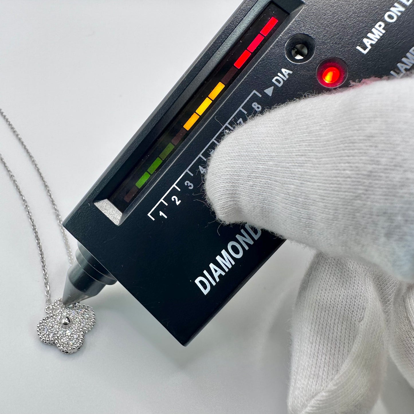 Moissanite Clover Pendant