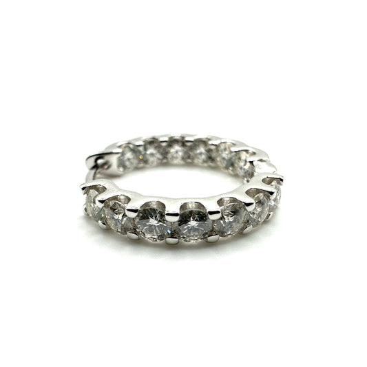 1.3ct Moissanite Huggie Earrings