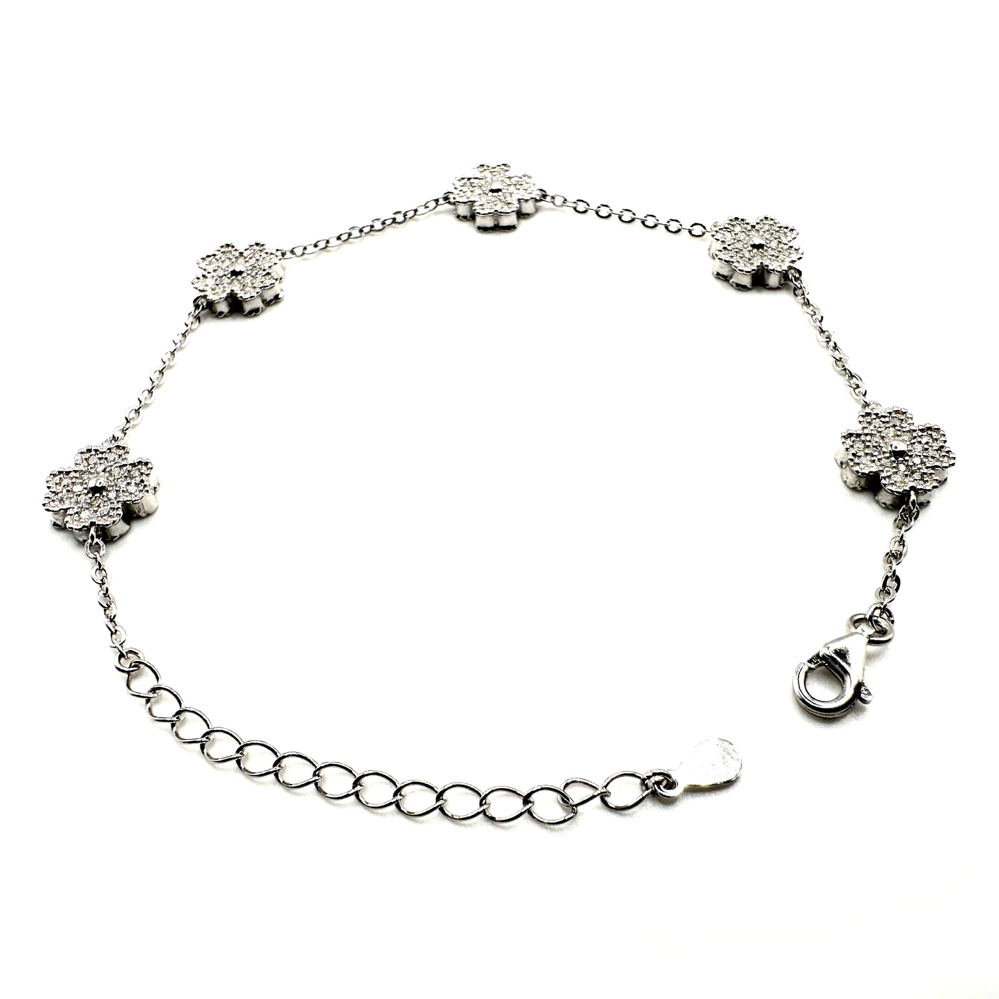 Moissanite Clover Bracelet