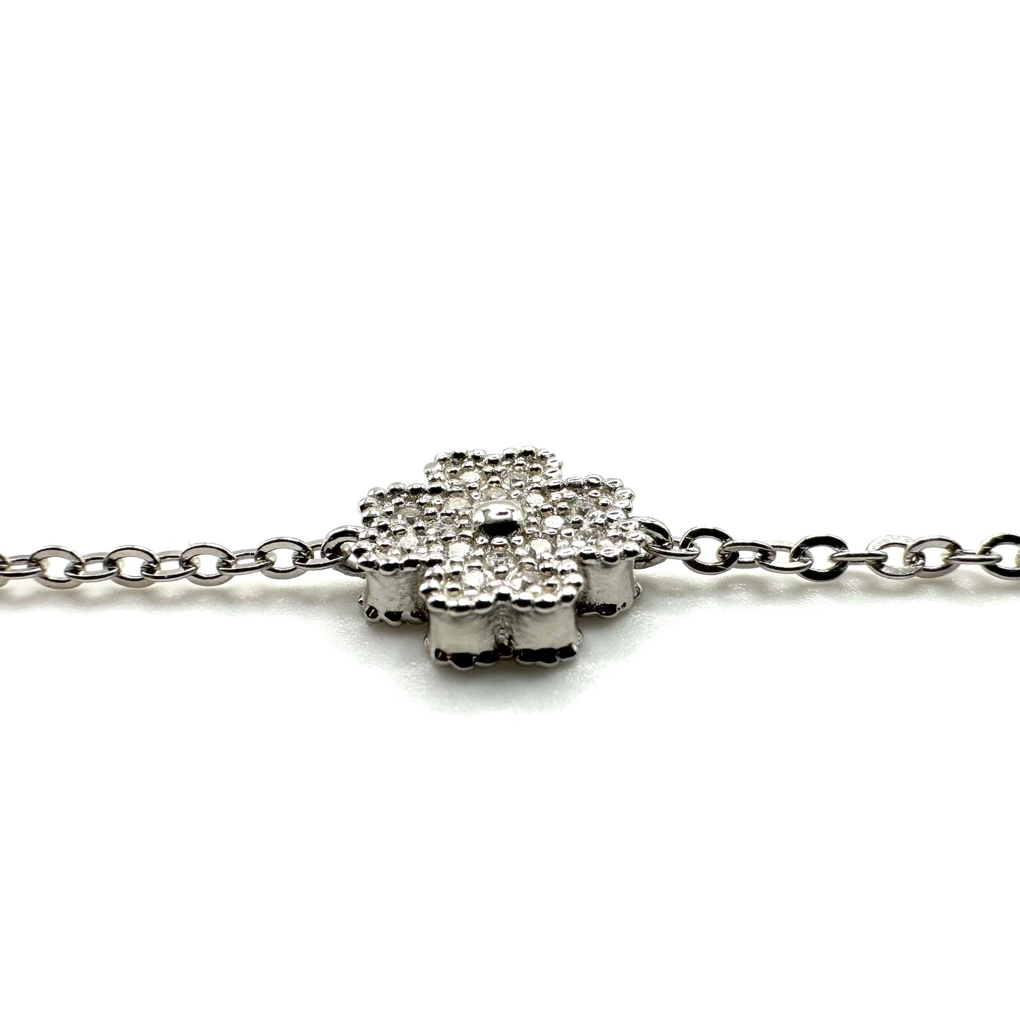 Moissanite Clover Bracelet