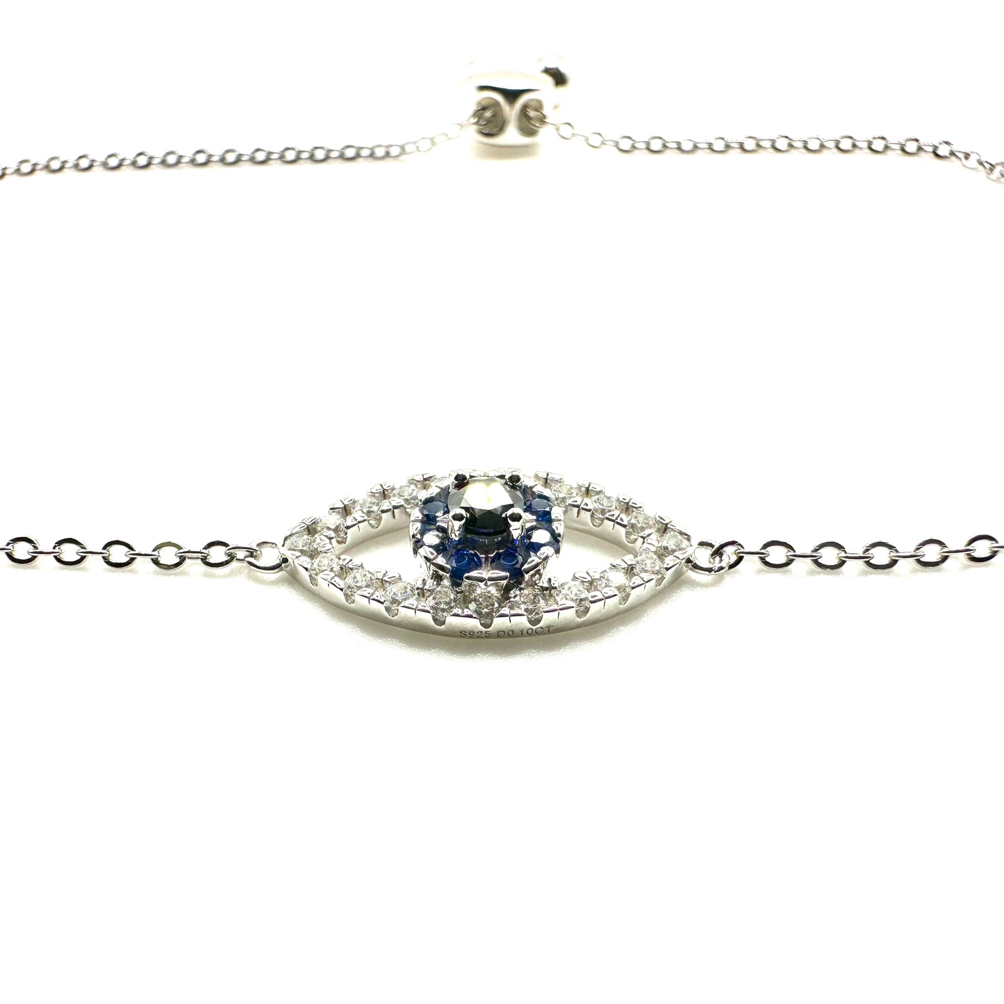 Moissanite Evil Eye Bracelet