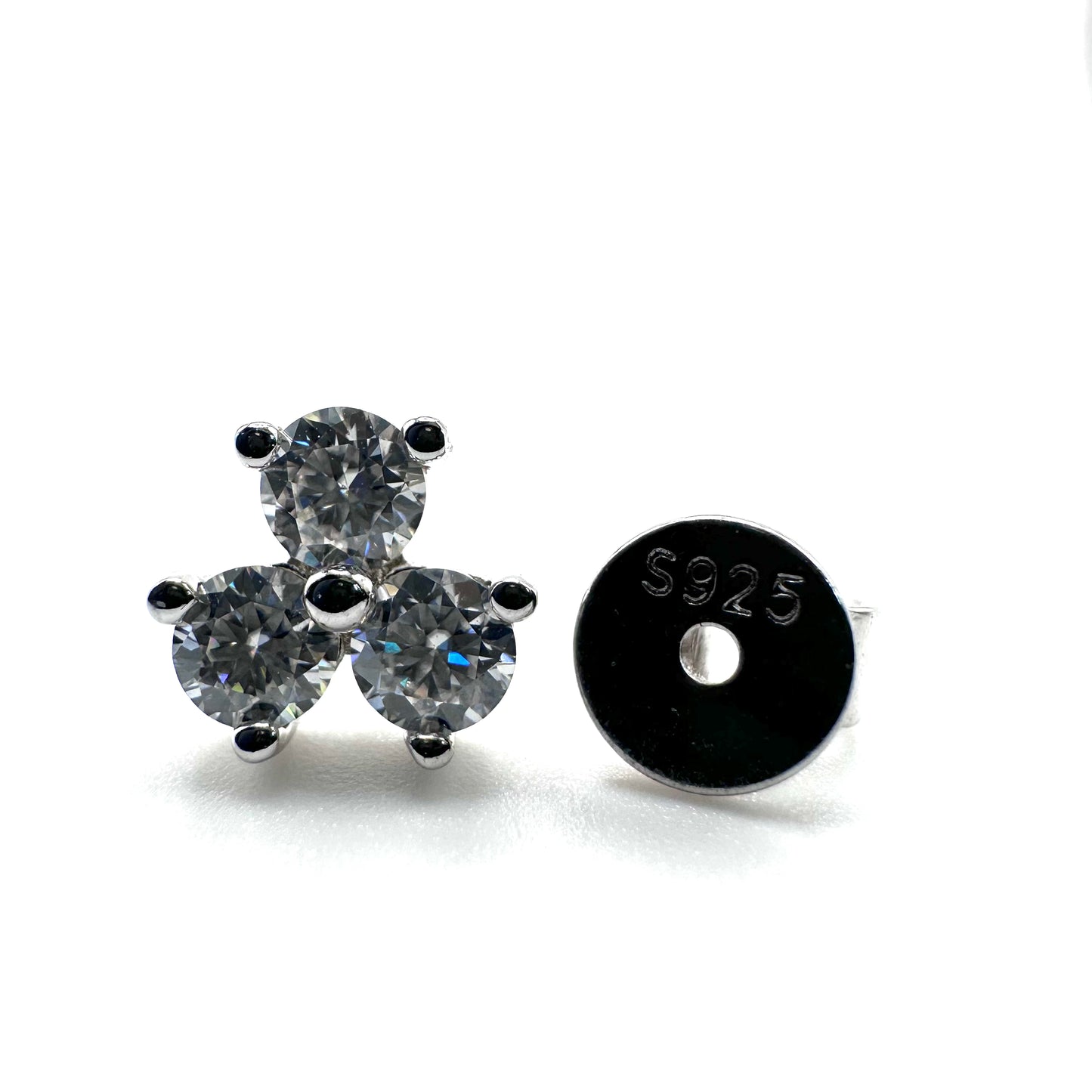 0.3ct Cluster Moissanite Earrings