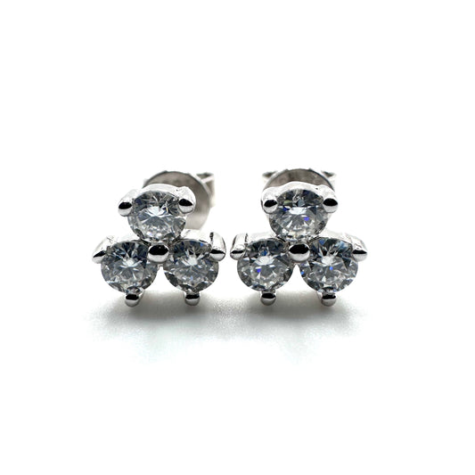 0.3ct Cluster Moissanite Earrings